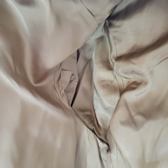 LL Bean Coat Size 12 Beige Topcoat Blazer Womens Top - Picture 15 of 16